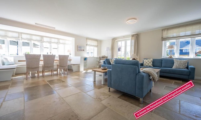 Borgsum Casa | Utblick vacation home in Borgsum: relax with a sea view and sauna