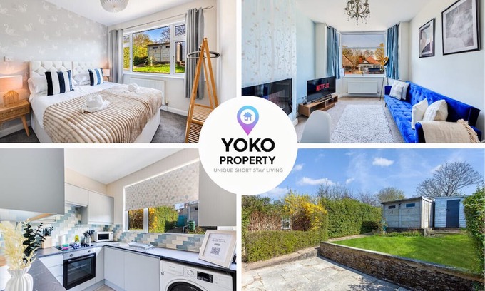 Northampton Casa | Charming Detached Bungalow Driveway Parking Garden Wifi Smart TV