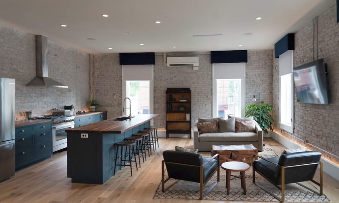 Johnstown Apartamento | Charming Industrial Chic Studio in Wonderful Johnstown, OH