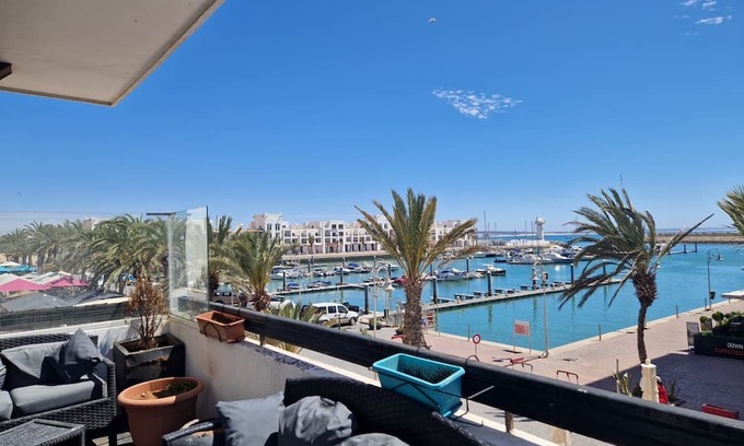Taddart Apartamento | Charming 2-bedroom apartment with AC, WiFi in enjoyable Agadir T22513GF