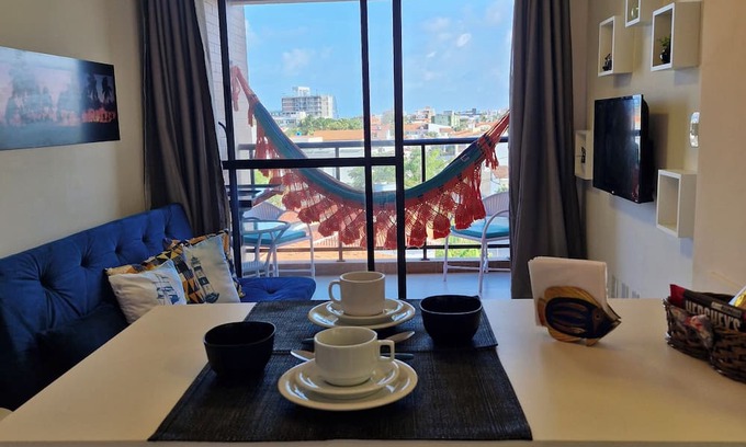 Centro Apartamento | New flat with sea view, hammock on the balcony and all complete