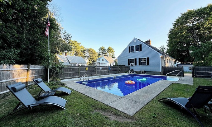 Marblehead Casa | Large 4-Bedroom Home with Pool, Nature Trails, Redd's Pond, Walkable to Shopping