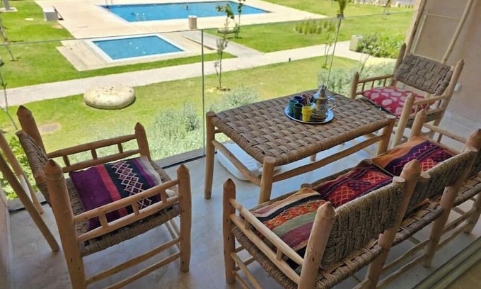 Taddart Apartamento | Authentic Taghazout - 400m from the beach, sea and golf view
