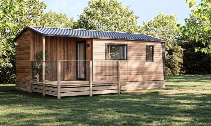 Saint-Rome-de-Tarn Casa | Camping de la Cascade * - Mobile home Nest IT air conditioning (S/S) 4 persons