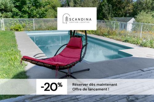 Sainte-Marcelline-de-Kildare Chalet De Esquí | Piscine Lac des Français Chalet Menoua