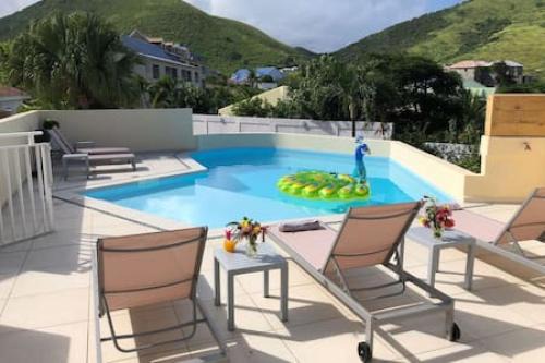 Cul de Sac Casa | Beautiful suite S14 pool next to Pinel Island