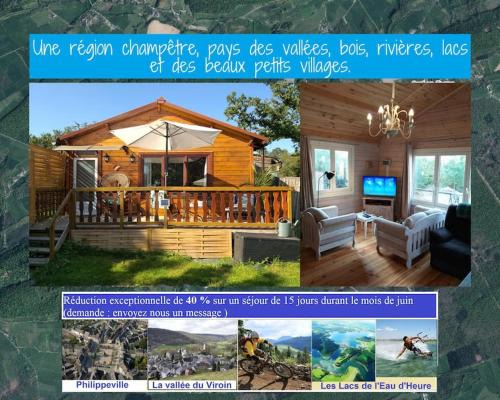 Philippeville Chalet De Esquí | Petit Chalet cozy avec jardin (nature, calme...).